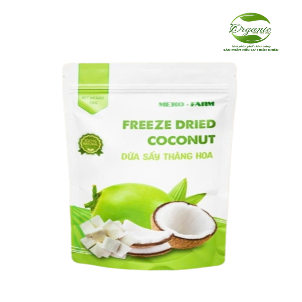 Dừa sấy thăng hoa Meko Farm
