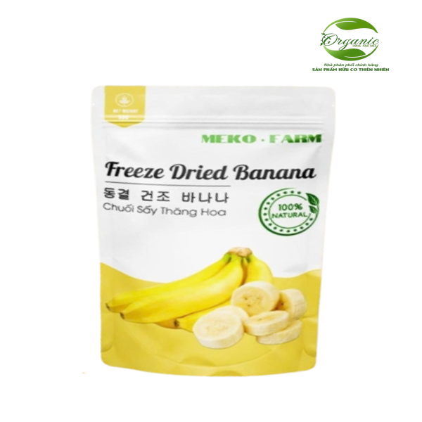 Chuối sấy thăng hoa Meko Farm
