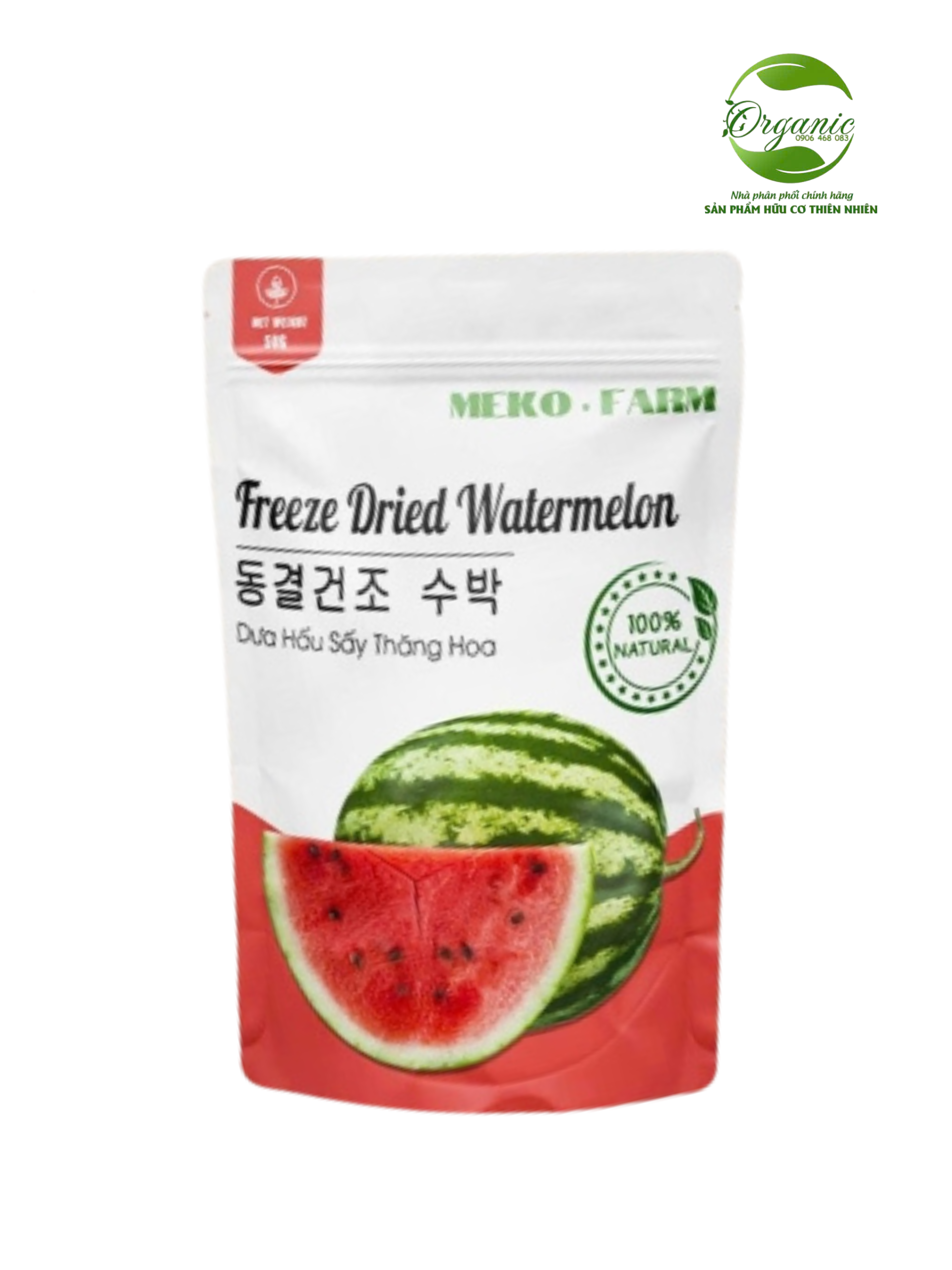 Dưa hấu sấy thăng hoa Meko Farm