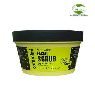 Tẩy tế bào chết da mặt ngăn ngừa mụn Cafemimi Nga