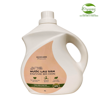 Nước lau sàn hữu cơ bồ hòn Ecocare Premium 4L