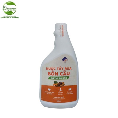Nước tẩy rửa bồn cầu bồ hòn Tinh dầu Quế 500ml