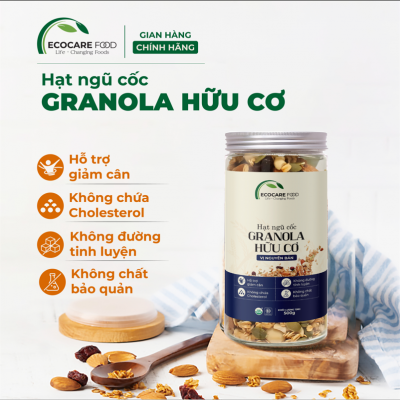 Ngũ Cốc Granola Nướng Mật Ecocare Food Hương Vị Nguyên Bản