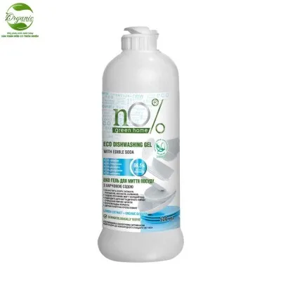 Gel Rửa Chén Bát nO% Green Home Eco Với Soda chanh 500ml