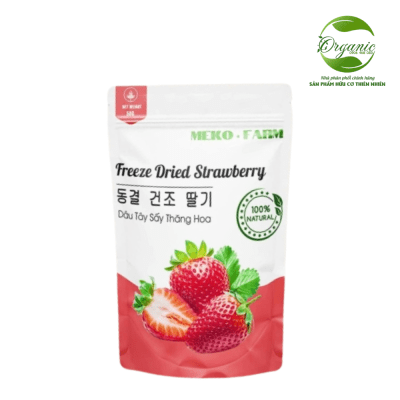Dâu tây sấy thăng hoa Meko Farm