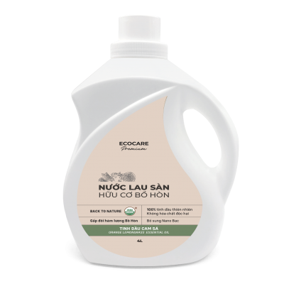 Nước lau sàn hữu cơ bồ hòn Premium 4L Ecocare