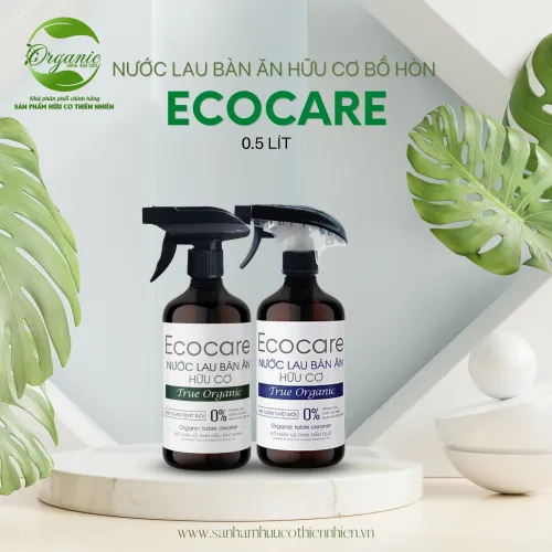 Nước lau bàn ăn hữu cơ bồ hòn 0.5L Ecocare