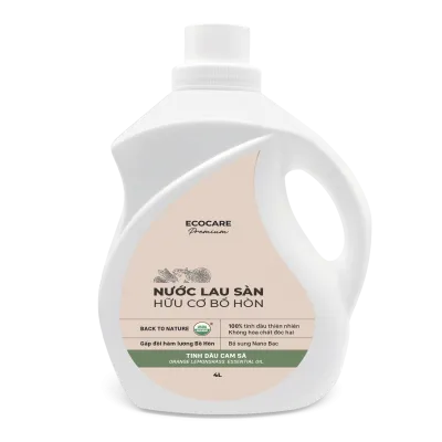 Nước lau sàn hữu cơ bồ hòn Premium 4L Ecocare