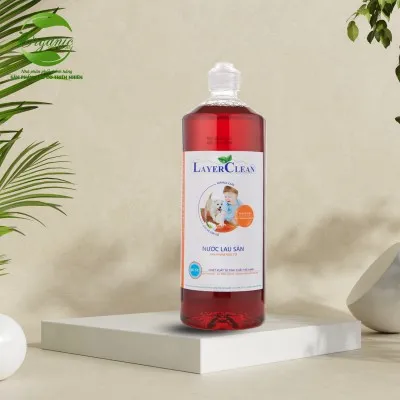 Nước lau sàn hữu cơ tinh chất trà xanh 1.25L Layer Clean