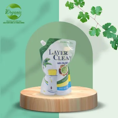 Nước rửa chén bát hữu cơ tinh chất trà xanh 2L hương hồng