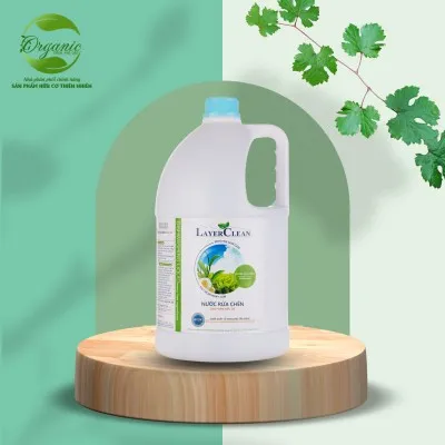 Nước rửa chén bát hữu cơ tinh chất trà xanh 5L hương hồng