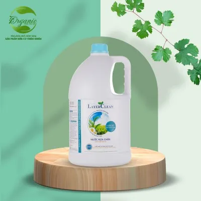 Nước rửa chén bát hữu cơ tinh chất trà xanh 5L hương quýt