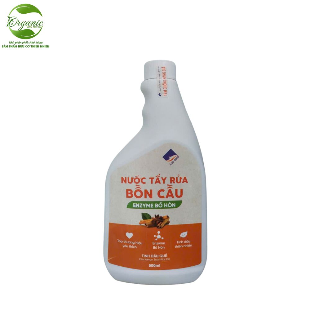 Nước tẩy bồn cầu bồ hòn tinh dầu quế 500ml